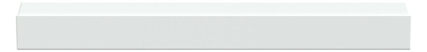 Rahmen 3f akws glz M-Pure Kst f.GEB-K aktivweiß Unterputzmontage Thermopl