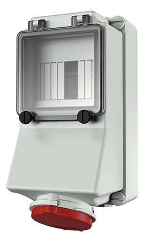 Mennekes 32A5P 6H400V Wanddose IP44 5497 