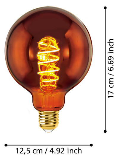 EGLO Leuchtmittel E27-LED G125 4W 110093 