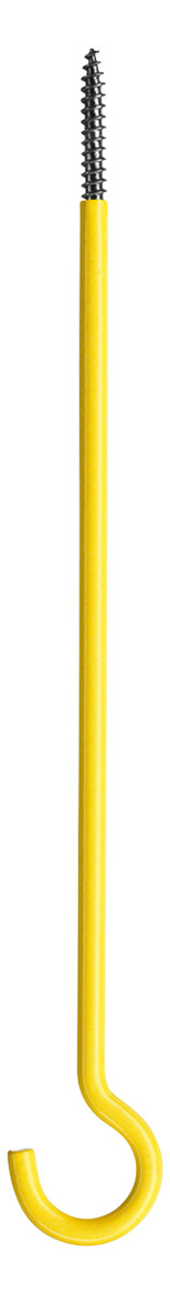 Schraubhaken Ø3,5x160mm ST f/vz 20mm 50N Ø20mm Kunststoffummantelt 140mm