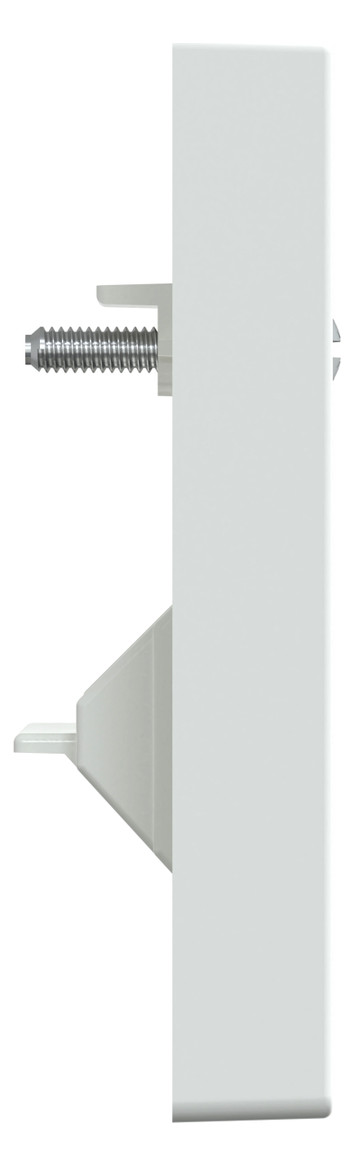 Zentralplatte UAE/IAE 2f System M akws Schraubbef aktivweiß