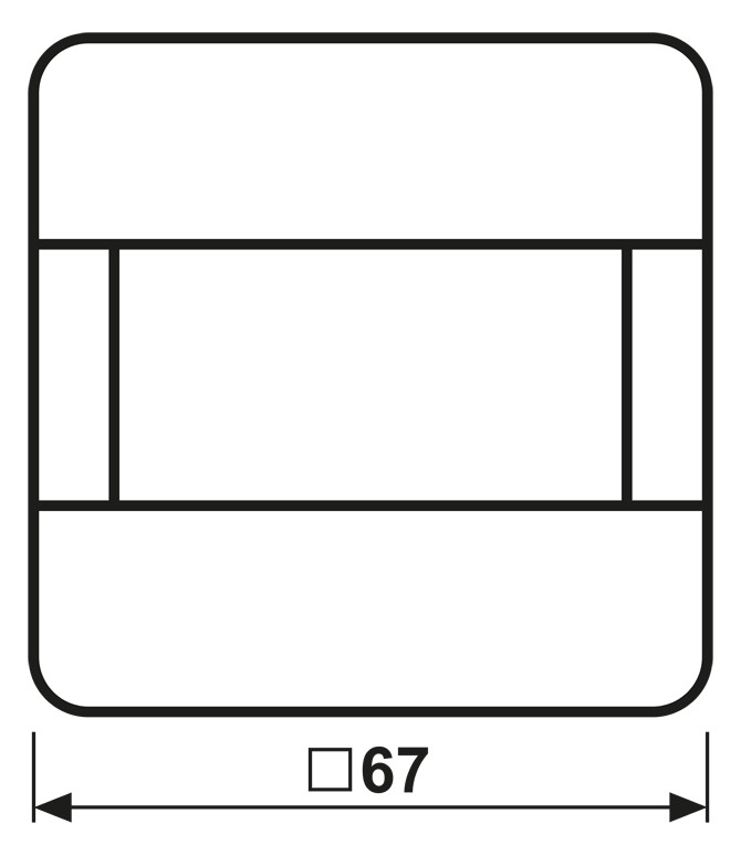 Bewegungsmelder-Bus KNX CD UP aws 0-180° v6° 1,1m Reichweite: 8m