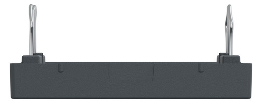 Zentralplatte USB 2f anth Klemmbef m.Aufdr