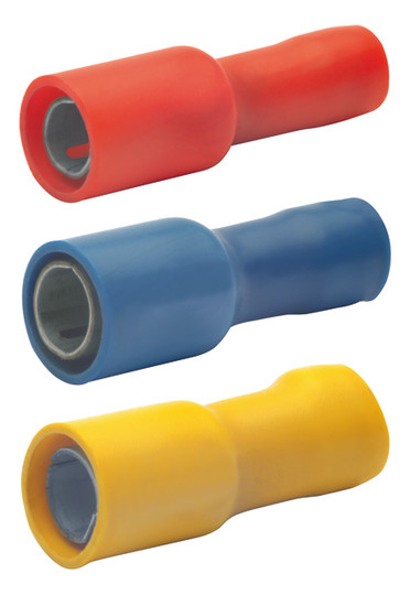 Rundsteckhülse brz bl 1,5-2,5qmm rnd_5mm rnd 5mm volliso Polyvinylchlorid (PVC)