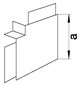 Flachwinkel LF-K HFT 40x40mm Kst unbeh ver-ws RAL9016 hfr