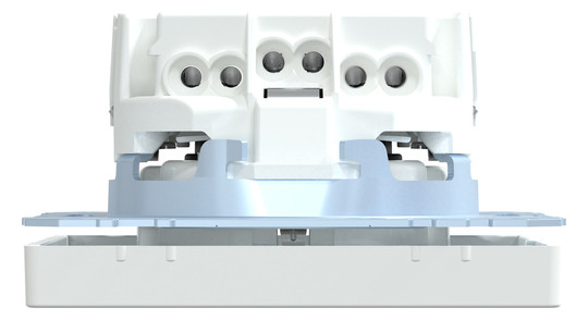 Steckdose 1f lows glz System Design UP m.BS Mit erhöhtem Berührungsschutz IP20