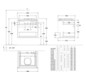 V&B Waschtischunterschrank Legato 60x55x50cm, Waschtisch mittig, Glossy White