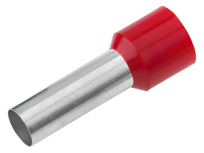 Aderendhülse 0,5qmm 6mm isol PP ws Cu Polypropylen (PP) verzinnt