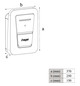 Wallbox 11kVA 3ph witty one 1f IP54 Kst 11kW/Ladep 250x370x150mm Wandmont IK08