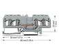 Reihenklemme 0,08-4qmm Serie 281 1Etage 4kl gr 26A Hutschiene TH35