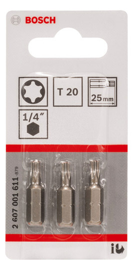 Bit TX20 L=25mm 6,4mm(1/4) 1/4Zoll