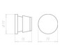 Rohrverschlussstopfen Kst Ø20mm Geeignet für f.flexible Rohre f.starre Rohre sw