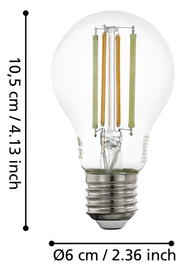 EGLO Leuchtmittel klar E27 1X6W    12235 