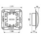 Tastsensor KNX AS/A UP 1f 2pkt Mit Busankopplung