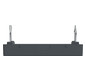 Zentralplatte USB 2f anth Klemmbef m.Aufdr