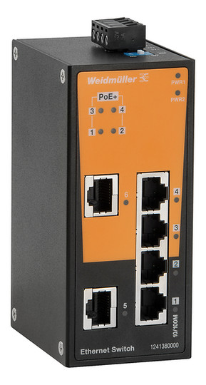 Weidmüller IE-SW-BL06-2TX-4POE Netzwerk 