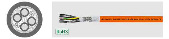 HELU TOPSERV 121 PUR 4G16+2x(2x1,5) 