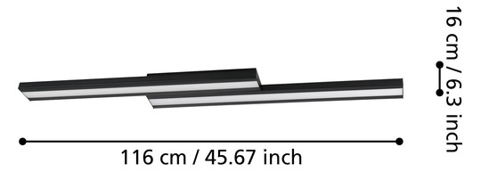 EGLO Wand und Deckenleuchte       900024 