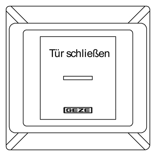 GEZE As500 Taster m.Glas          120880 