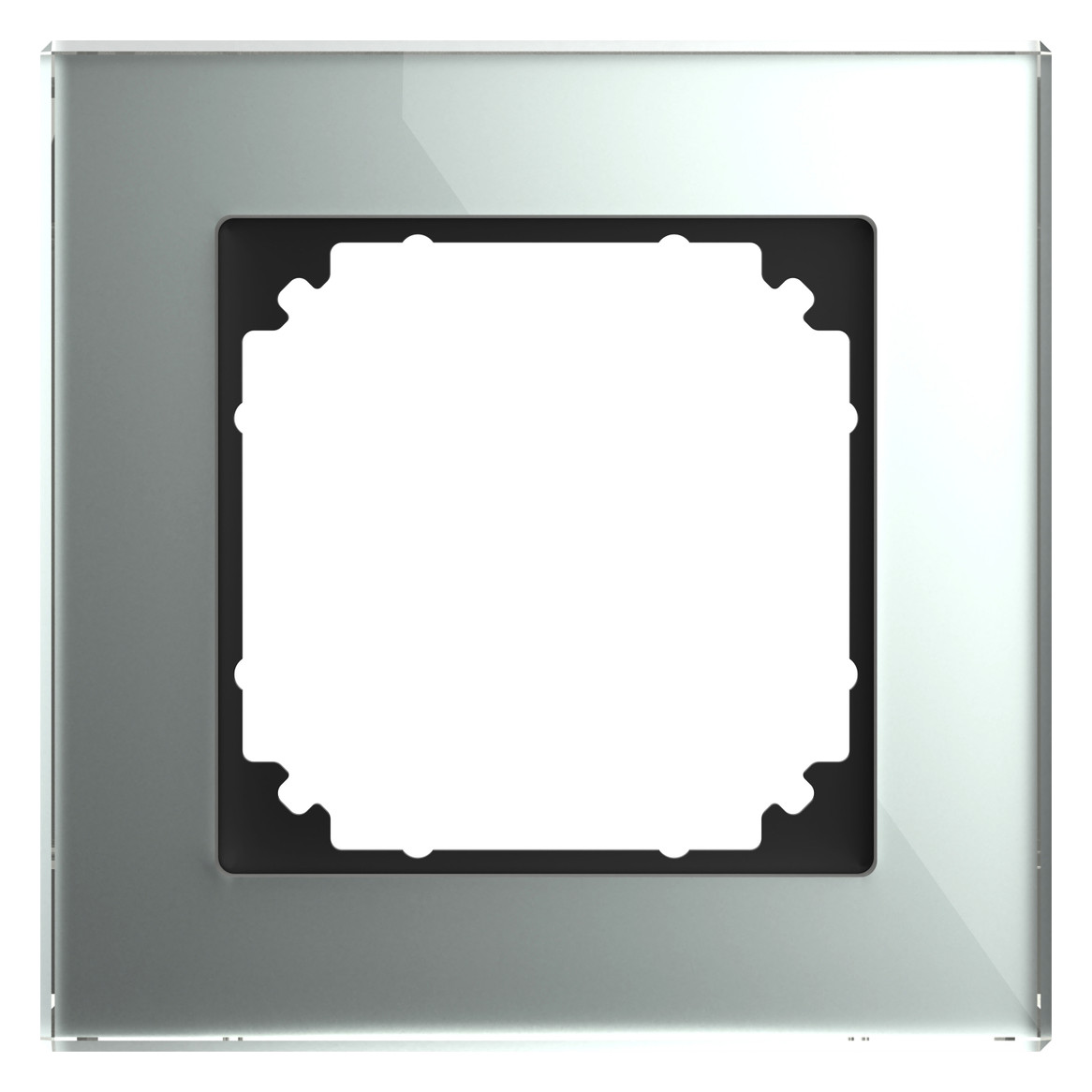 Rahmen 1f diamsi glz M-PLAN Glas f.GEB-K Unterputzmontage