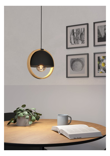 EGLO Hängeleuchte CALLOW schwarz,  43755 
