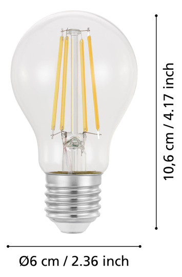 EGLO Leuchtmittel E27-LED A60 7W  110187 