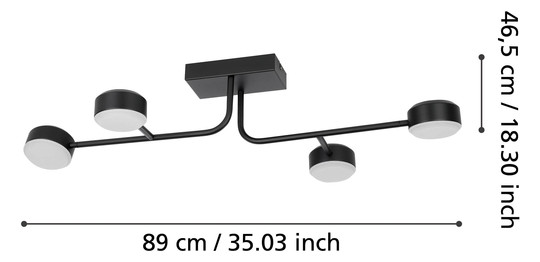 EGLO LED-Deckenleuchte/4          900351 