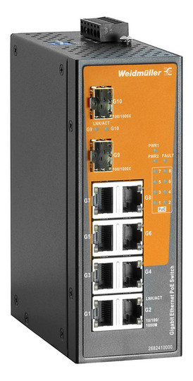 Weidmüller IE-SW-EL10-8GTPOE-2GESFP 