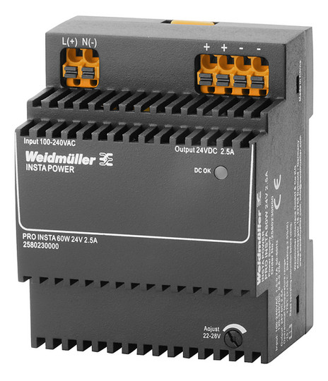 Weidmüller PRO INSTA 60W 24V 2.5A 