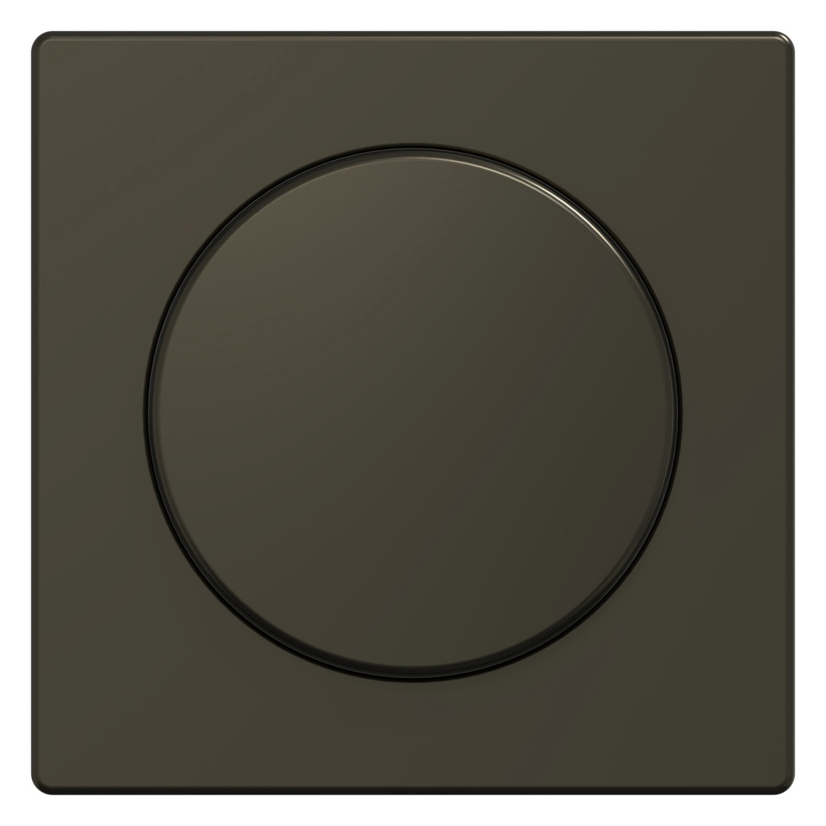 Drehknopf Symbol Dimmer System Design mokka glz