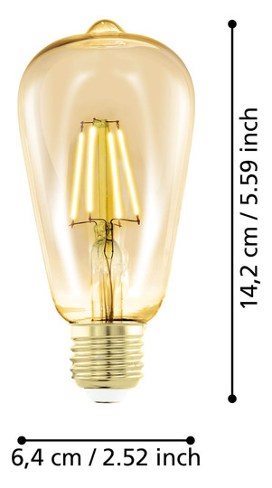 EGLO Leuchtmittel E27-LED ST64 4W 110067 