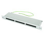 Patchpanel 24Ports 1HE Cat5E 44x482x137mm 19Zoll-Einbau