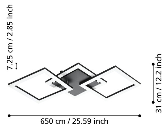EGLO Wand und Deckenleuchte       900317 