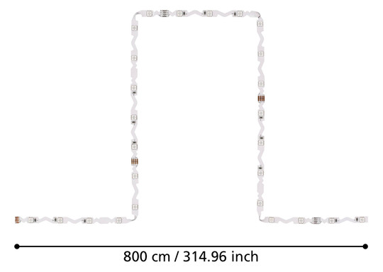 EGLO LED-RGB-Stripe 8m flexible    99724 