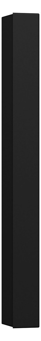 Rahmen 1f sw mt BSF Kst Unterputzmontage Textfeld/Beschriftungsfläche Thermopl