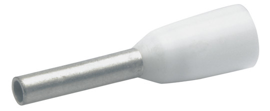 Aderendhülse 0,5qmm 6mm isol PP ws Cu Polypropylen (PP) verzinnt