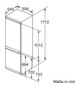 Kühl-/Gefrierkombi EB E ws 191/74l 219kwh 1772x558x545mm 0°-Zone Tür: fest