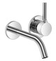 Dornbracht Fertigmontageset META UP-Waschtisch-Wand-Einhandmischer, ohne Ablaufgarnitur, Ausladung 190mm, Bronze gebürstet