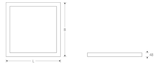 FLUOLITE FLAT-A LED OP 1200x300 88110090 