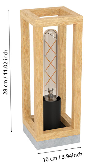 EGLO Tischleuchte/1 E27            43746 