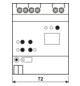 Schnittstelle DALI KNX REG 110-240V LED 4TE m.LED-Anz IP20
