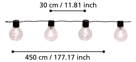 EGLO Außen LED-Lichterkette/16    900213 
