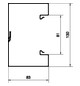 Geräteeinbaukanal ST 130x83mm ver-ws RAL9016 GEB-K besch 9940qmm 2000mm
