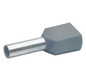 ZW-Aderendhülse 4qmm 12mm isol PP gr Cu Polypropylen (PP) verzinnt