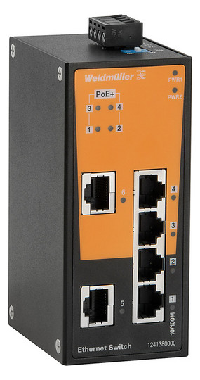 Weidmüller IE-SW-BL06-2TX-4POE Netzwerk 