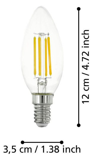 EGLO Leuchtmittel E14-LED C35 4W  110015 