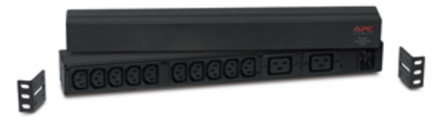 Rack-Stromverteilung 1HE 10Steckd 10xC13 2xC19 230V Mit Sicherung Schaltbar