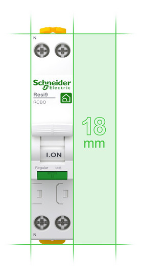 Schneider FI/LS Resi9 1P+N 1TE R9DX01610 