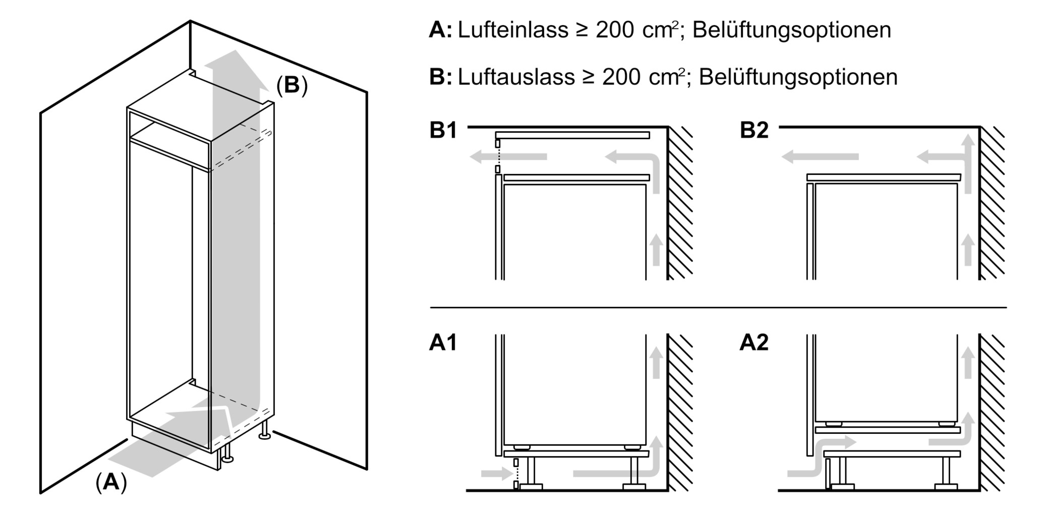 Kühlschrank EB E 104/15l N880mm integr ws Dekor mit Zubehör möglich fest 144kwh