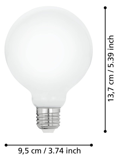 EGLO Leuchtmittel E27-LED-G95 7W  110041 